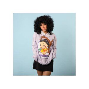 Cakeworthy Young-Hee Chibi Squid Games Collared Crewneck Sweater 3XL NWT